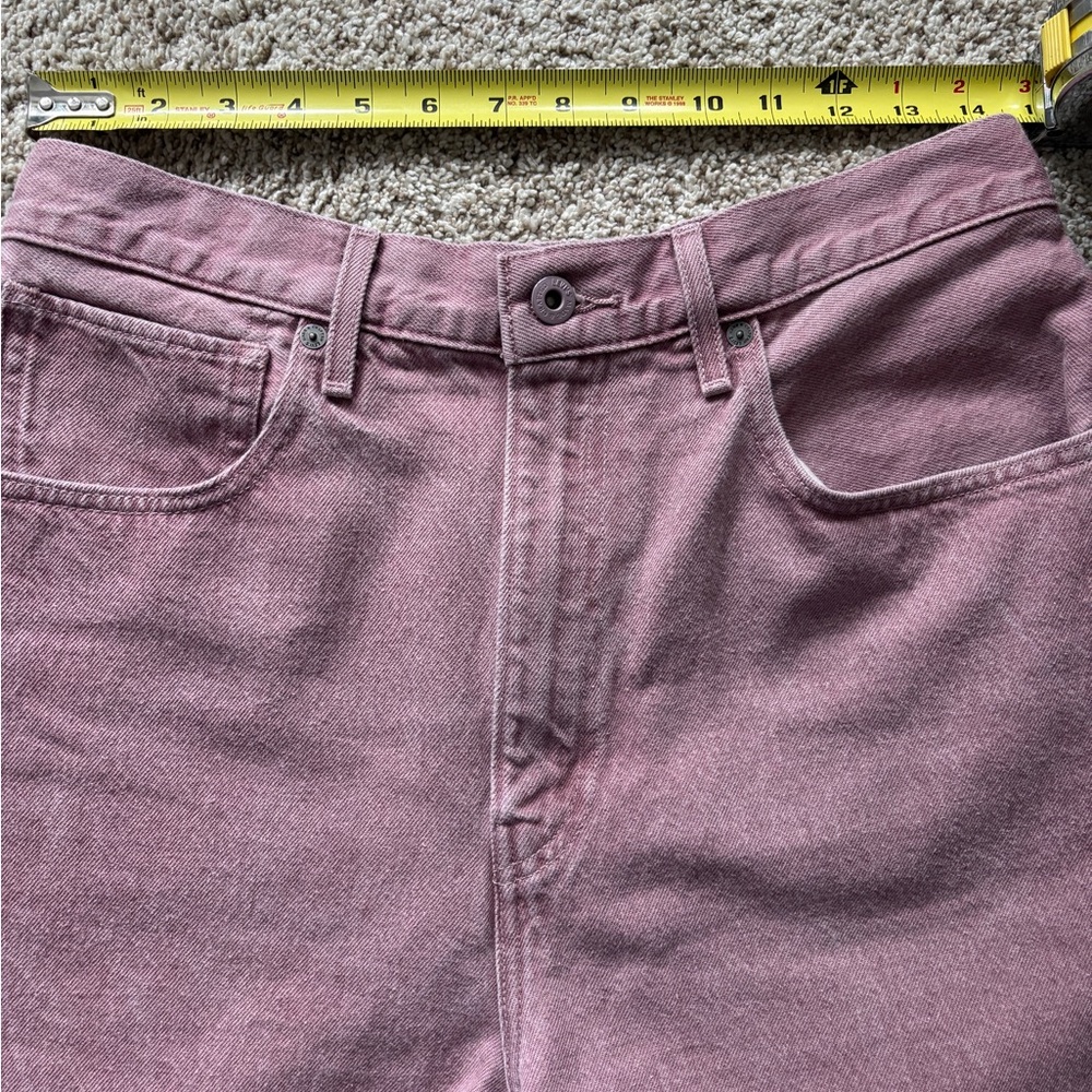 Levi’s Made & Crafted Barrel Crop Jeans Mauve Size 30 - Picture 6 of 11